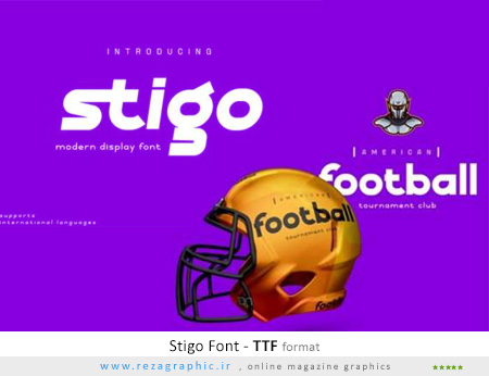 فونت انگلیسی جدید - Stigo Font